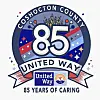Coshocton County United Way 85th anniversary logo.