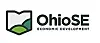 OhioSE Economic Development logo with an open book and green hills.
