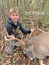 Gabe Denman took third place for the best buck.