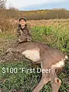Calvin Nelson was a first deer winner.