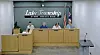 Lake Township board members seated at a meeting.