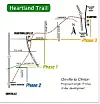 Map of the Heartland Trail showing phases and proposed length.