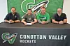 Student athlete signing with Conotton Valley Rockets.