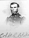 Historical portrait of a Civil War officer in uniform.