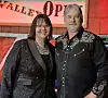 Couple in formal attire at the Valley Opry.