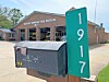 Exterior view of Worcester Township Fire Station with mailbox.