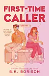 Illustrated cover with two seated figures, a radio, and the title 'First-Time Caller.'
