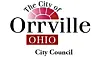 Logo reading The City of Orrville Ohio City Council on a white background.