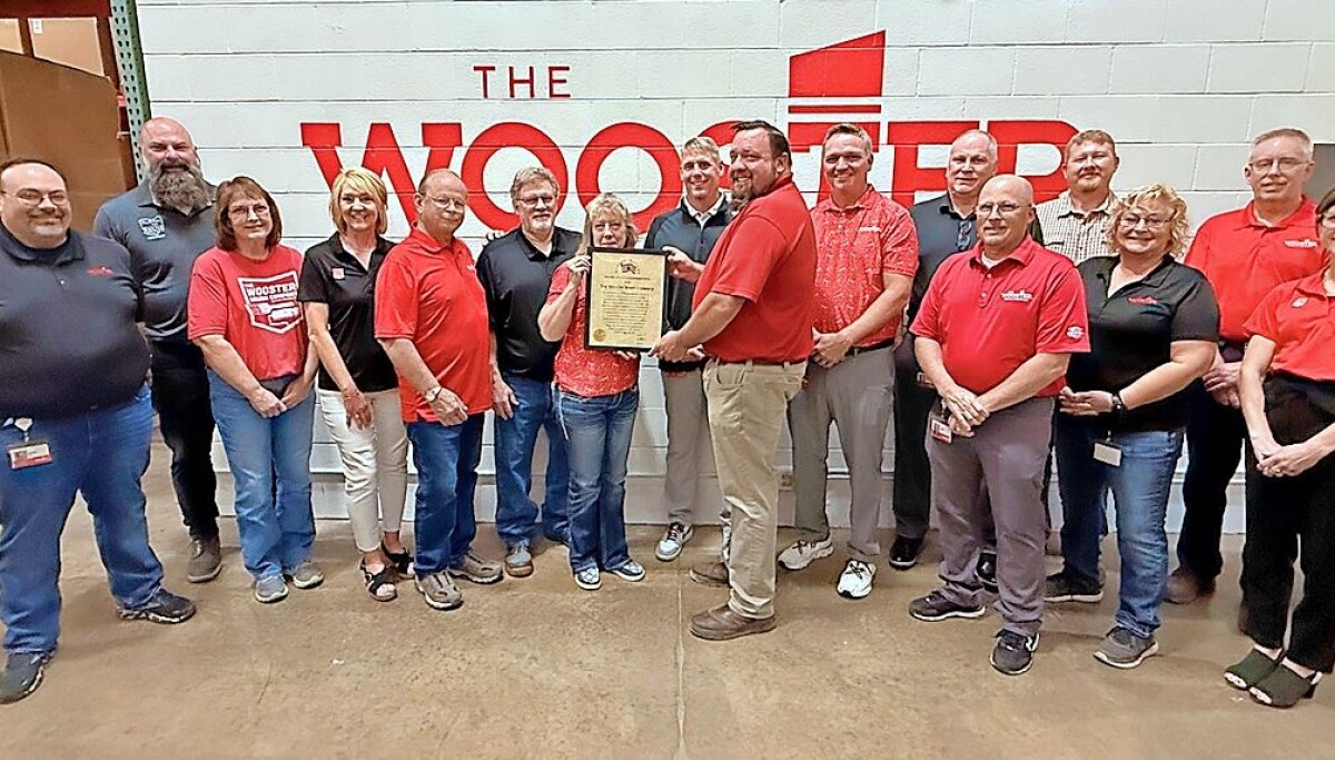 Wayne County honors Wooster Brush at 175 years