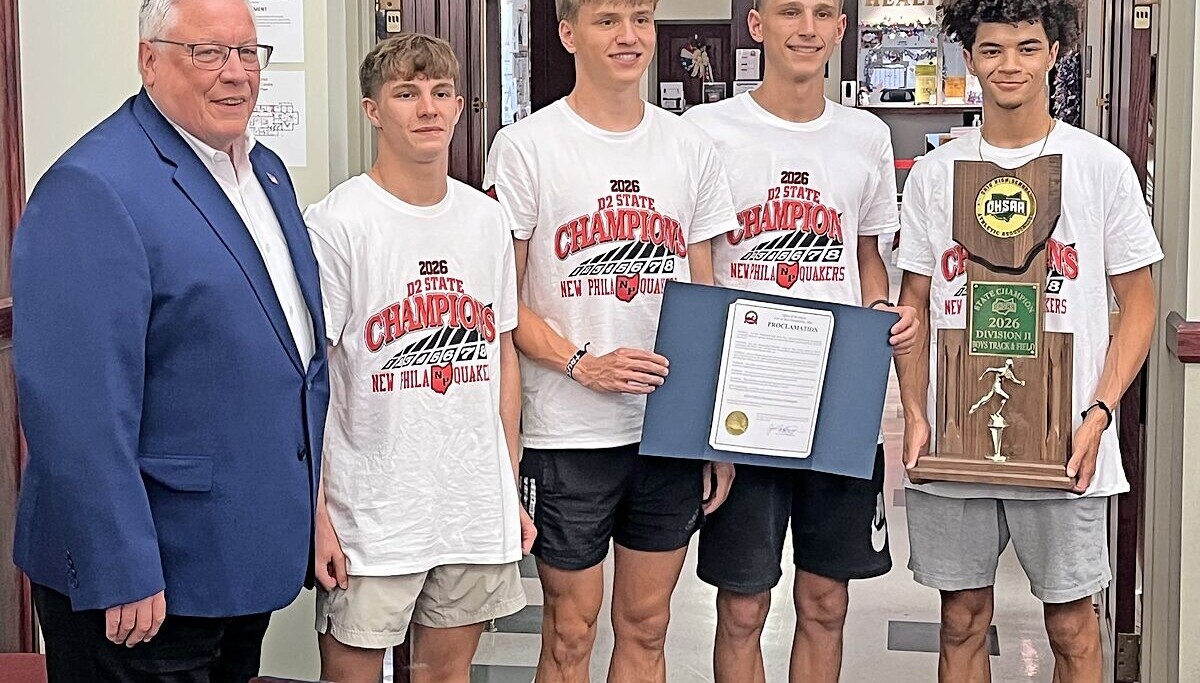 New Philadelphia honors state track champions