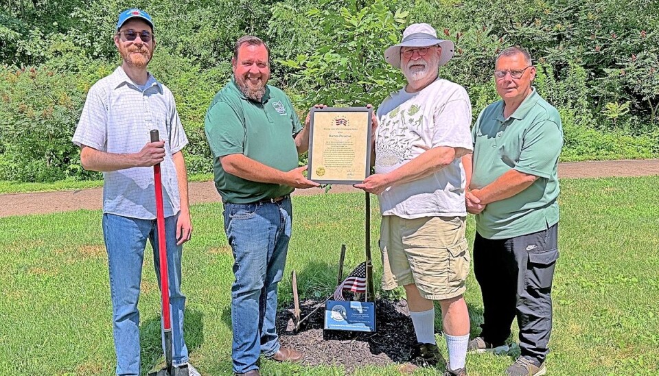 Barnes Preserve adds heritage tree for America250