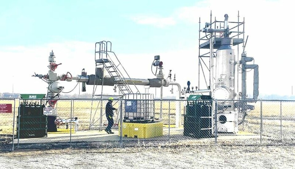 Source:TENASKA Typical injection site well pad.