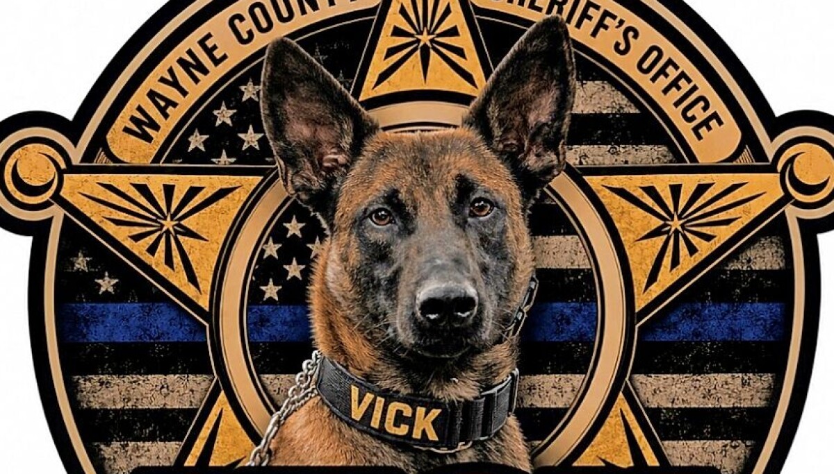 Sticker sales raise $2,000 for wounded K-9 Vick