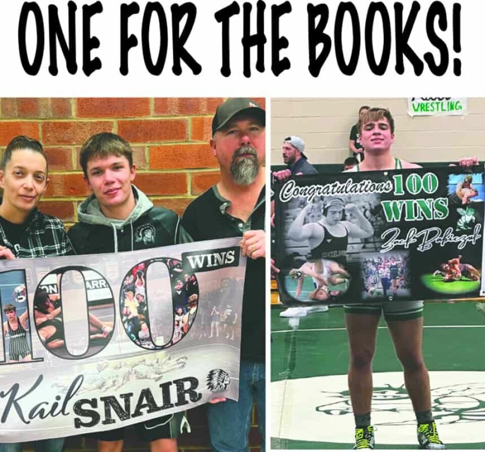 Kail Snair and Zach Babiczuk achieve 100 wins