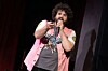 Playwright SMJ Steven Meeker Jr on stage at the Riffe Center in Columbus