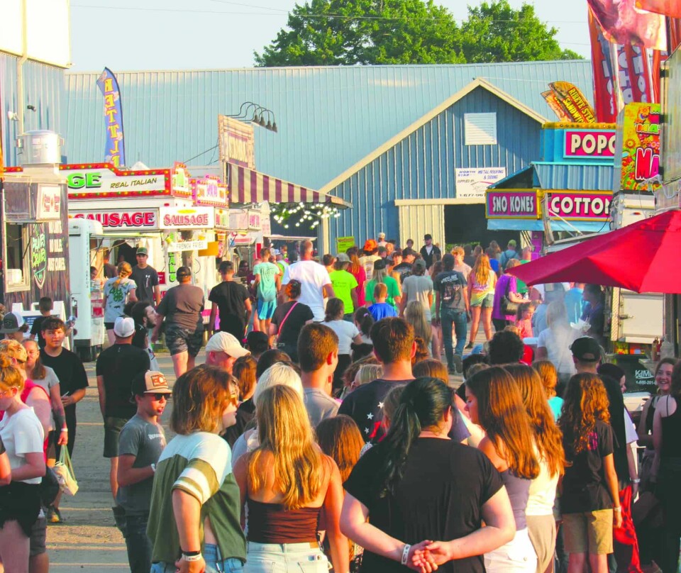 CCM Thomas Clapper/ Midway at the 2023 Carroll County Fair.
