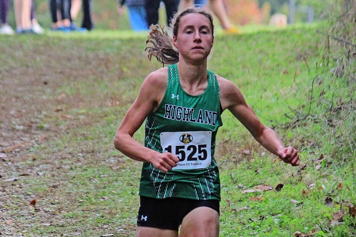 Medina boys cross country pack competing at Milt Place Festival