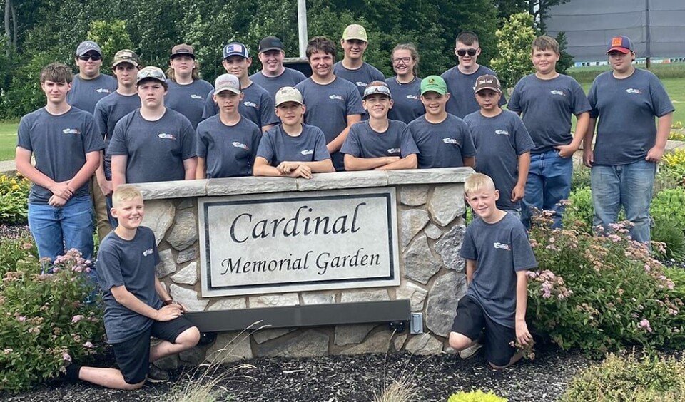State shooting participants. Front row (left to right): Mack Gansheimer and Grady Gansheimer. Second row: Wyatt Dolvin, Richard Johnson, Lane Barna, Brody Gonda, Paul Eshler, Ben Stoneman and Connor Lowdermilk. Third row: Aiden McNutt, Cooper Haun, Brody Moore, Kaylee Joseph, Hayden Risaliti, Brody Casper and Dylan Ulman.Fourth row: Devan Ulman, Dustin Ulman, Nick Vernier and Dakota Ketchum.