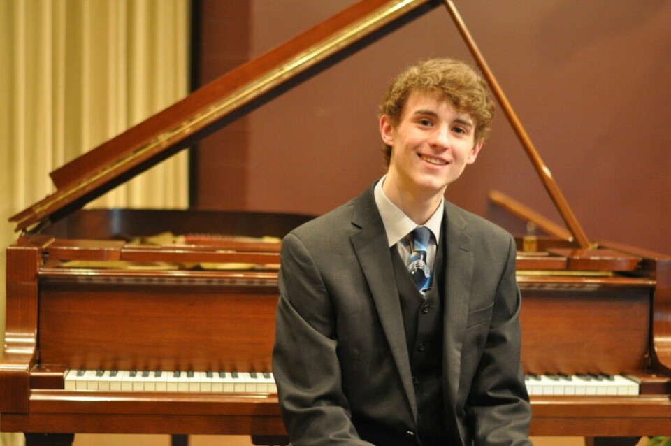 Piano competition winners announced Grant Cullison won the senior division of the Edward E. Montgomery Jr. Piano Competition held Sunday evening, April 2 at the Triple Locks Theater in Roscoe Village. Mark Fortune | Beacon