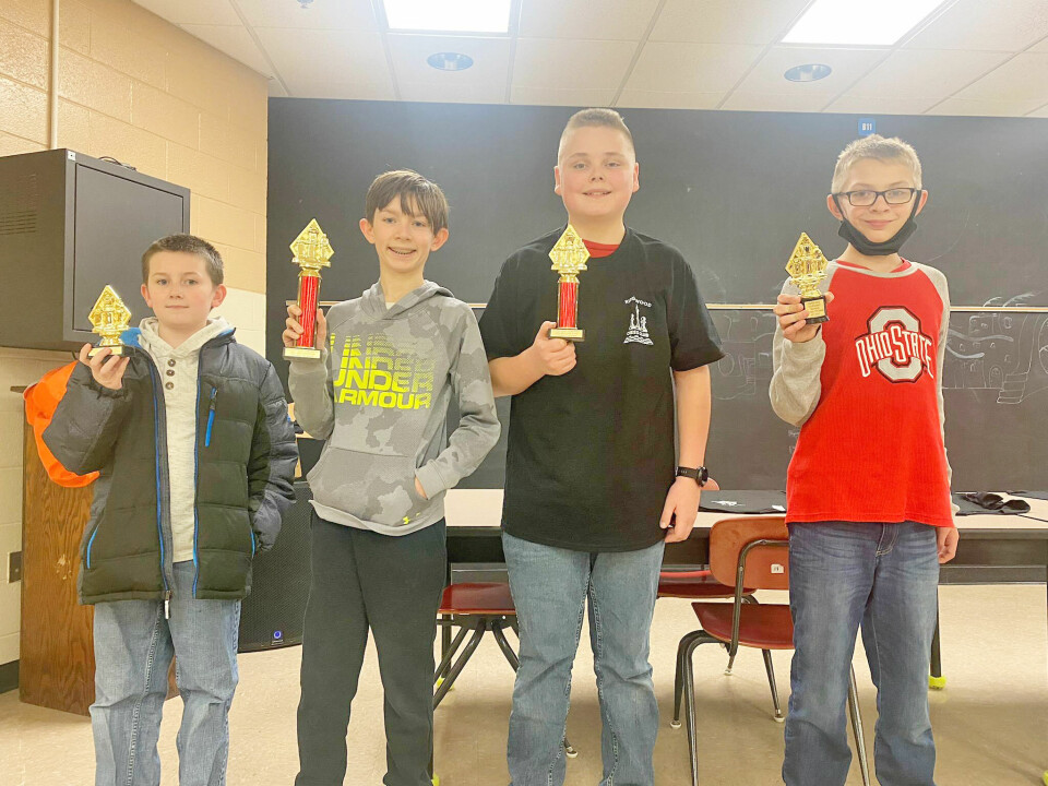 Chess club announces winners