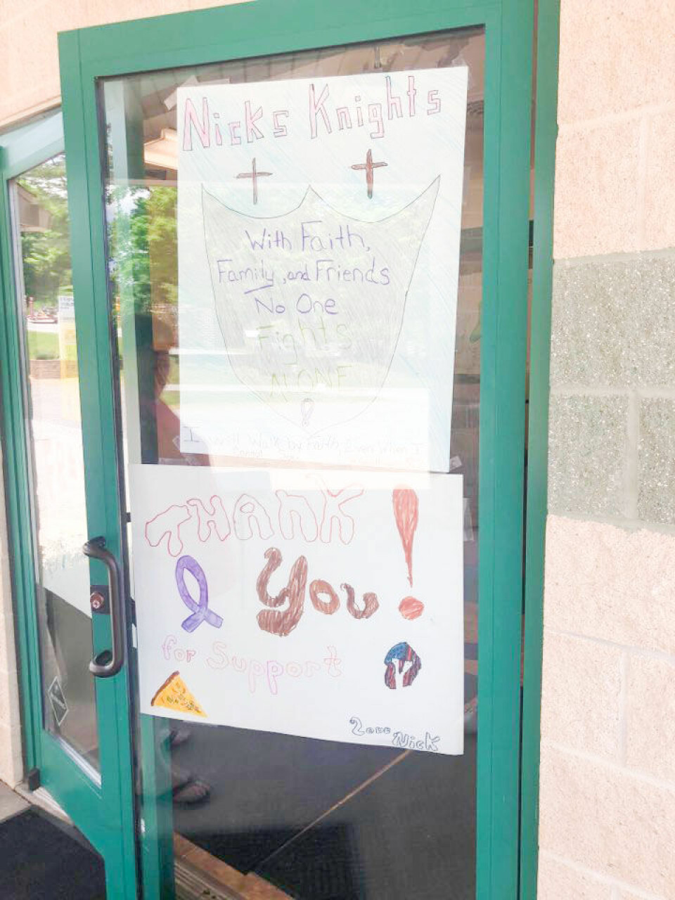 Pizza fundraiser helps Nick Franks face lymphoma battle