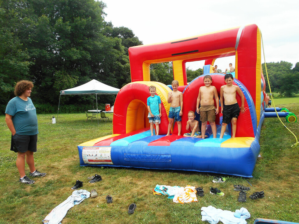 Kids enjoying summer camp at Chili Crossroads Bible Church