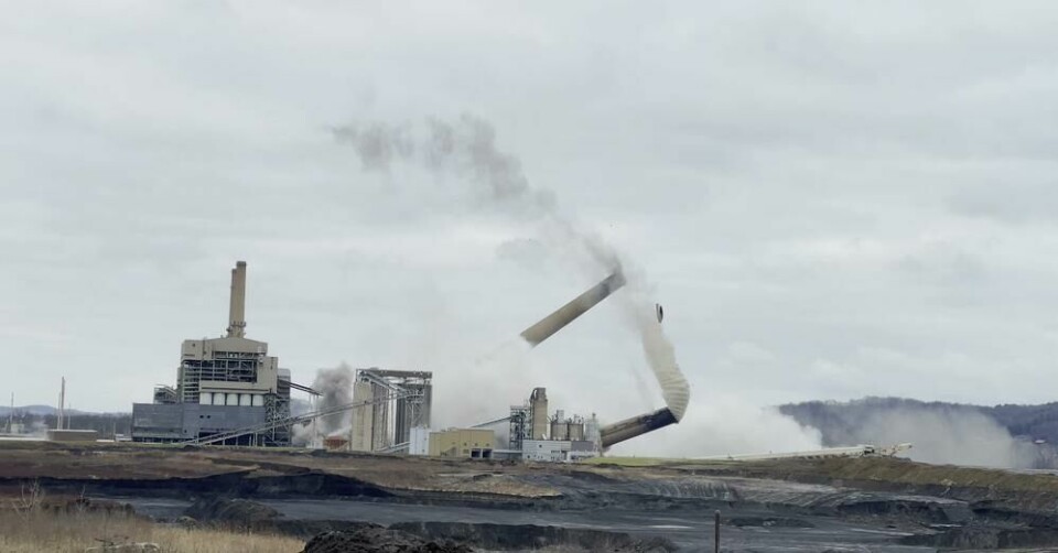 Frontier Group of Companies drop AEP Conesville’s 3 iconic stacks