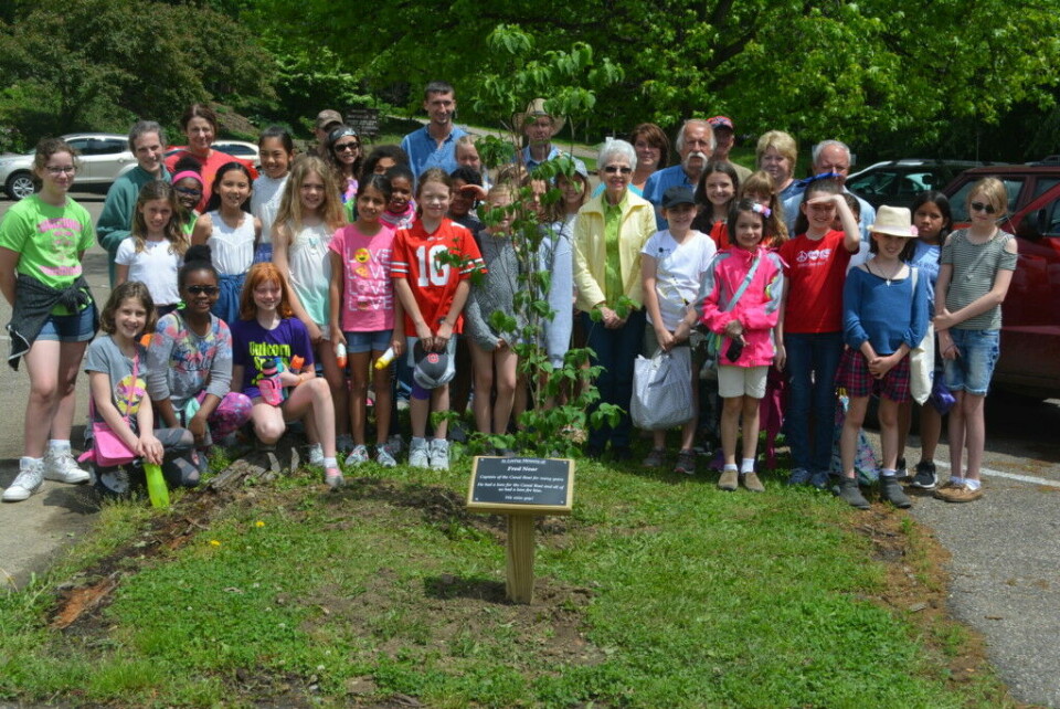 Tree planted to honor former canal boat employee