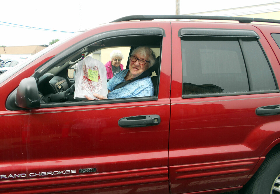 Library offering curb side services