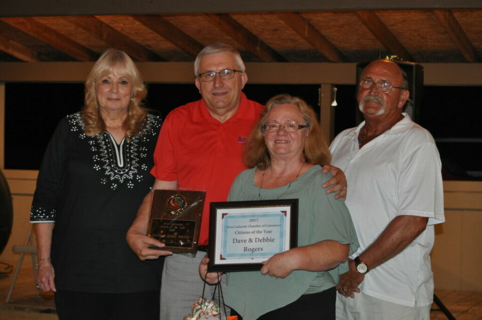 Couple honored at West Lafayette Chamber dinner