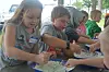 Twenty-four kids participated in the 4-H Science Camp at the Rotary Pavilion on Tuesday, June 6 and Wednesday, June 7. After lunch, the kids were able to make their own slime. Beth Scott | Beacon