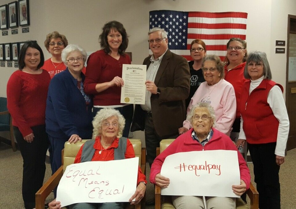 Equal Pay Day proclamation received