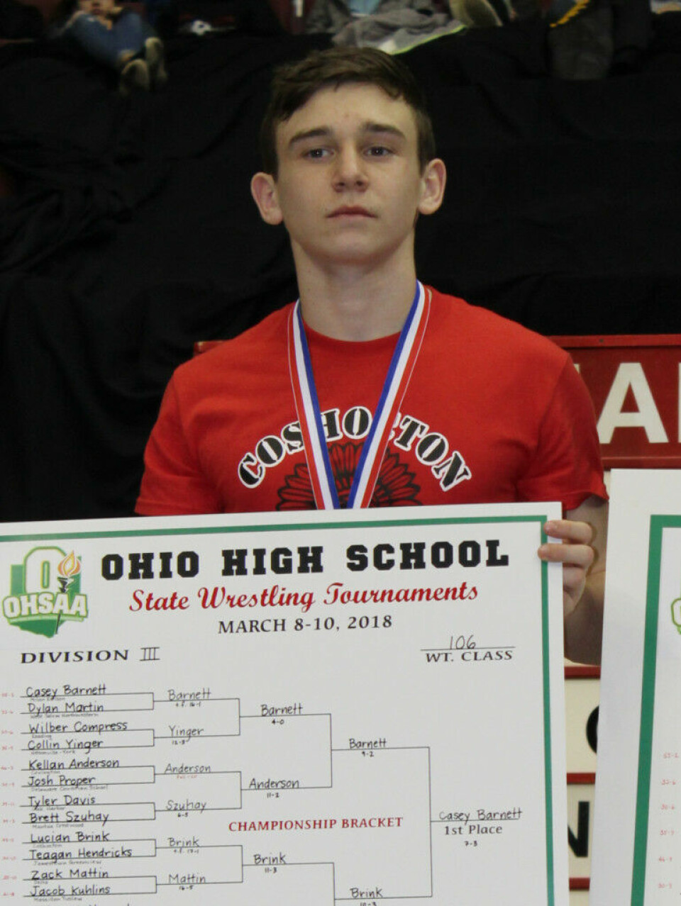 Brink raising money to join Ohio All-Star Wrestling Team