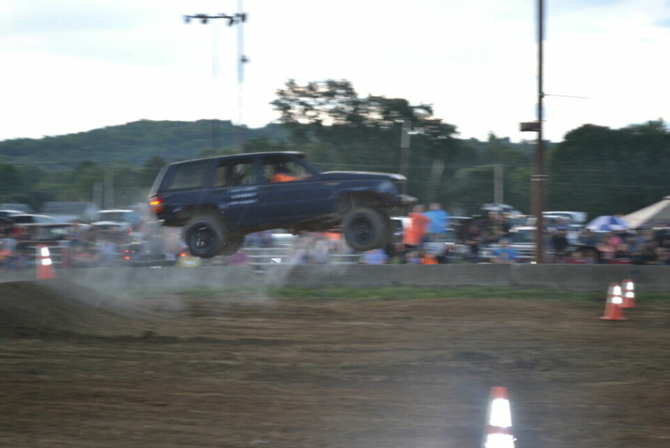 Car show and rough truck contest draws large crowd