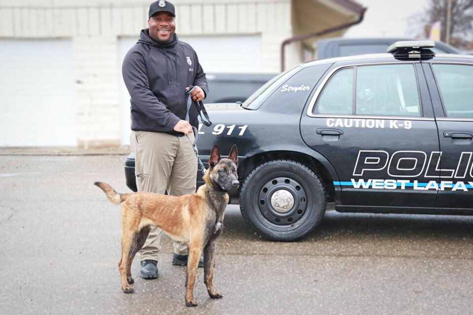 West Lafayette’s new K-9 team is ready to work