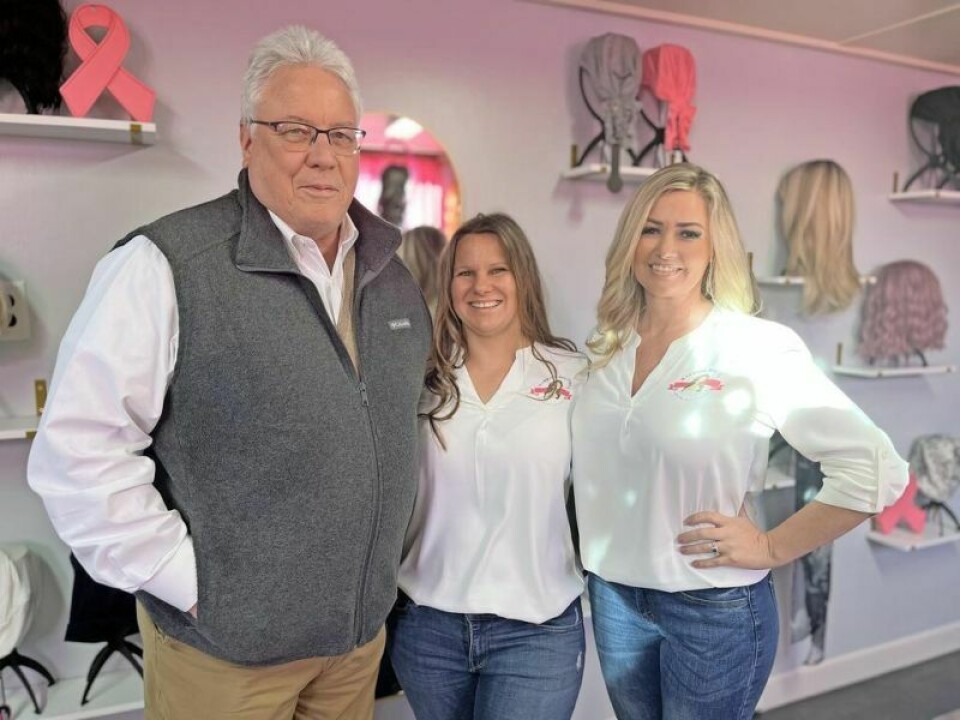 Mayor Joel Day stopped by the Warrior Boutique open house at 152 Seventh St. in New Philadelphia. Local women open Warrior Boutique for people with cancer