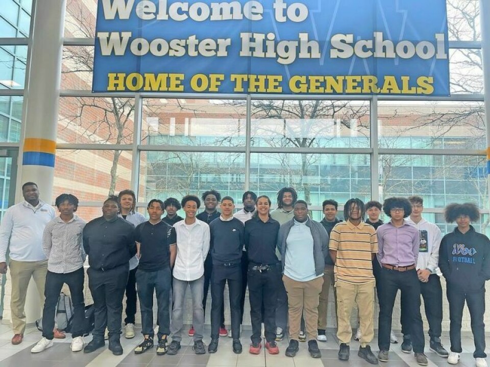 Students from Edgewood Middle School and Wooster High School recently attended the Black Male Summit at the University of Akron. Wooster students attend Akron's Black Male Summit