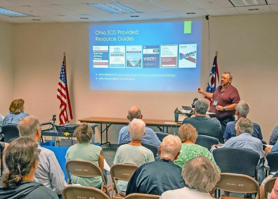 Wayne County Board of Elections Deputy Director Bryon Bell discussed the board’s role in certifying political candidates and issues in his third of five presentations for the Voter’s Academy series. BOE details how candidates, issues get on ballot
