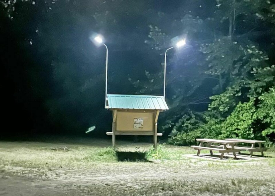 Members of the Holmes County Democratic Party and the Wayne County Sustainable Energy Network installed solar lighting at the Holmesville Trailhead. The off-grid solar lights illuminate the parking, trailhead and picnic areas. Two groups install lights at Holmesville Trailhead