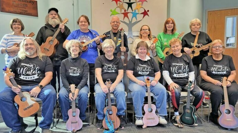 Members of the squad have been practicing for the past year at the Dover Public Library and are beginning to perform in different venues in the area. Ukulele group to perform at Tusc Co Senior Center