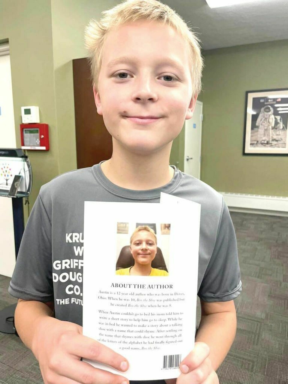 Austin Belknap Young author to share book