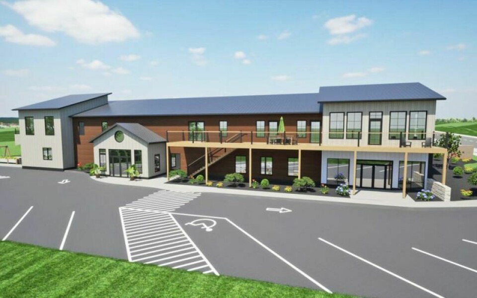 This is an artist’s rendering of what Kidron Commons will look like upon completion, expected early next year. Ground was broken on the project on July 24. Ground broken on Kidron Commons