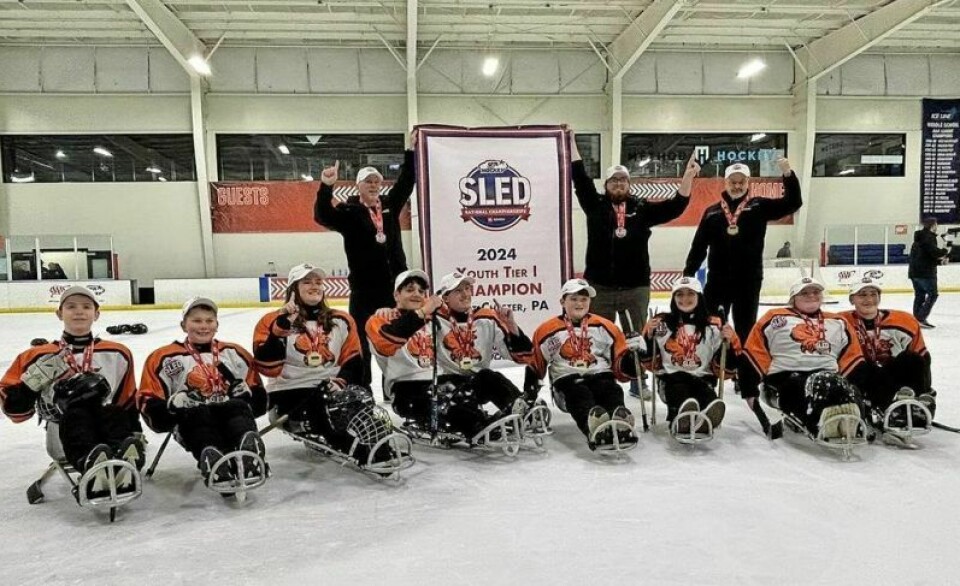 The Wooster Junior Wildcats won a national title in late April at the 2024 USA Sled Hockey National Championships. Wooster Wildcats sled hockey team wins national title