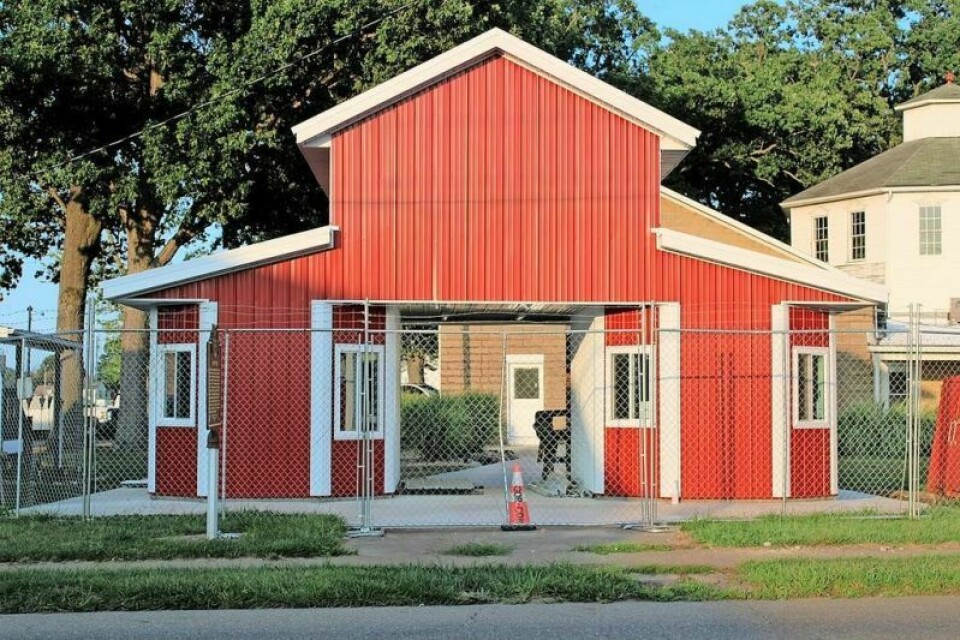 This new ticket booth on Tuscarawas Avenue replaced one built in 1914. Recycling event to be held at Tuscarawas County Fair