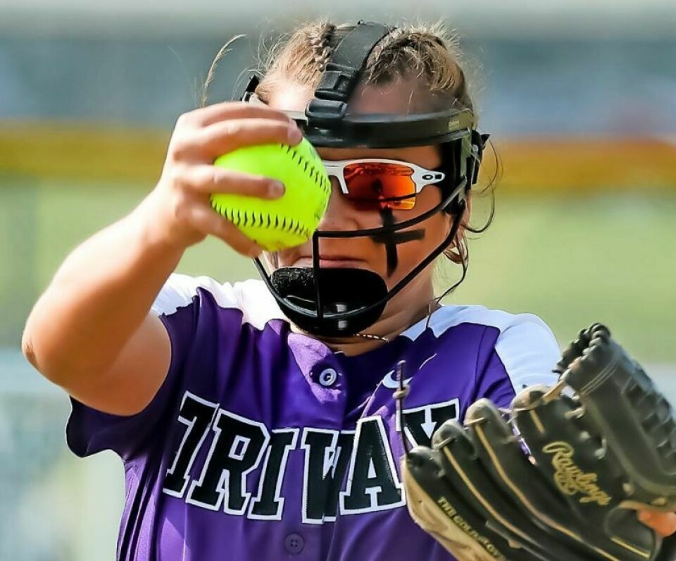 Carter Wachtel, a Georgia Tech commit, will try to pitch the Triway softball team back to state this season. Wachtel is one of a dozen letterwinners back for the Titans. Triway softball, baseball both aim for big seasons
