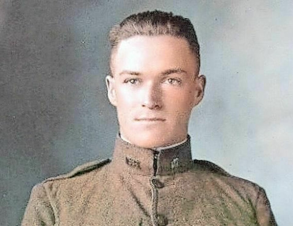 Lt. Glenn C. Hawk kept a journal while crossing the Atlantic. In it he describes conditions, food and activities aboard the British ship. He sent it home from France as his first letter home. Letters home from soldiers fighting in World War I