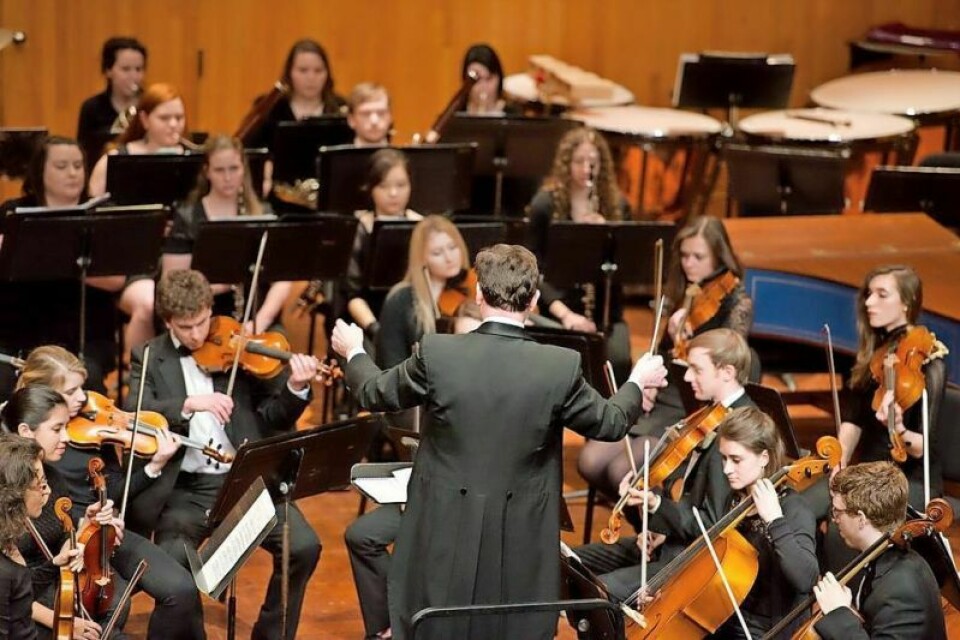 The Friends of the Wooster Symphony Orchestra, shown here being conducted by Jeff Lindberg, recently received a $5,000 grant through the Ohio Arts Council to fund the symphony’s annual children’s concert. After a three-year hiatus, the children’s concert will return to McGaw Chapel on Feb. 22 for Wayne and Holmes fourth-graders. Friends of WSO receives grant to fund children's concert