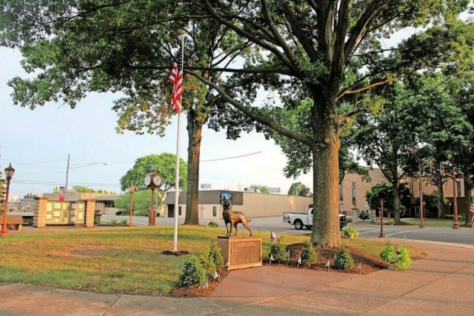 Thanks to private donations, a new flagpole was installed on the square near the K-9 memorial. Dover gets new flagpole downtown from private donations