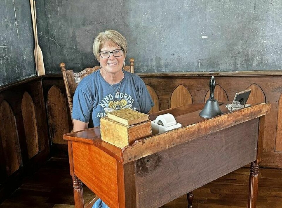 A longtime teacher, Shirley Croskey felt honored and emotional about returning what had been serving as a storage building for hay and equipment on their farm back into the Oak Grove Schoolhouse. Former teacher relished returning school to glory