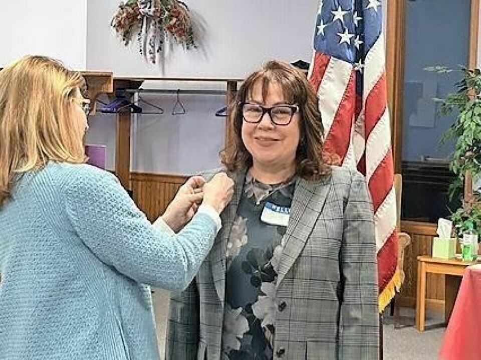 Gail Garbrandt Zoar resident inducted